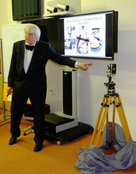 John with Bolex camera in Slovakia
