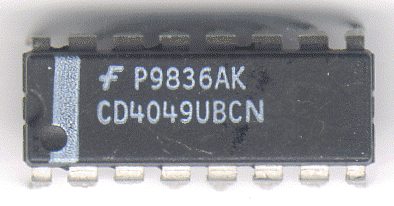 Image of a 4049 chip