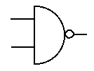 NAND Gate symbol