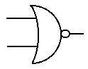 NOR Gate symbol